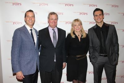 Steven Reineke, Jim Read, Patty Read and Cheyenne Jackson
 Photo
