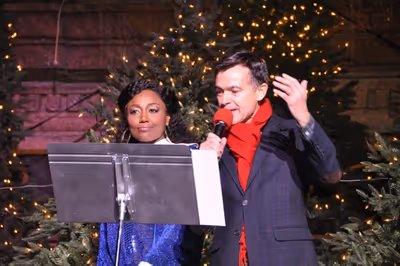 Patina Miller and William Schermerhorn Photo
