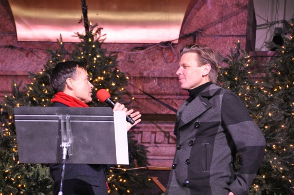 William Schermerhorn and Paul Olszewski-Macy's Window Designer at 