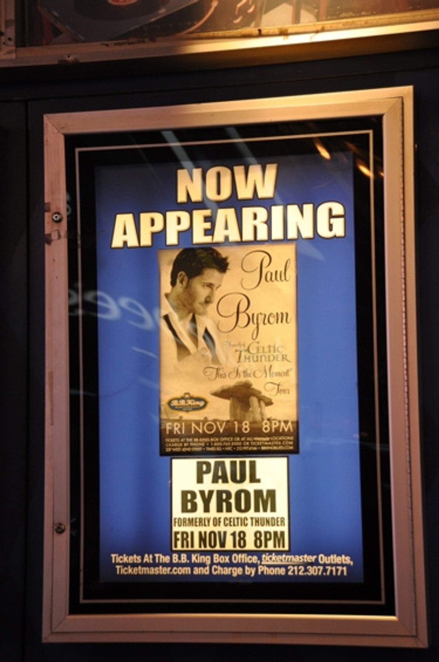 Photo Flash: Paul Byrom Plays B.B. Kings  Image