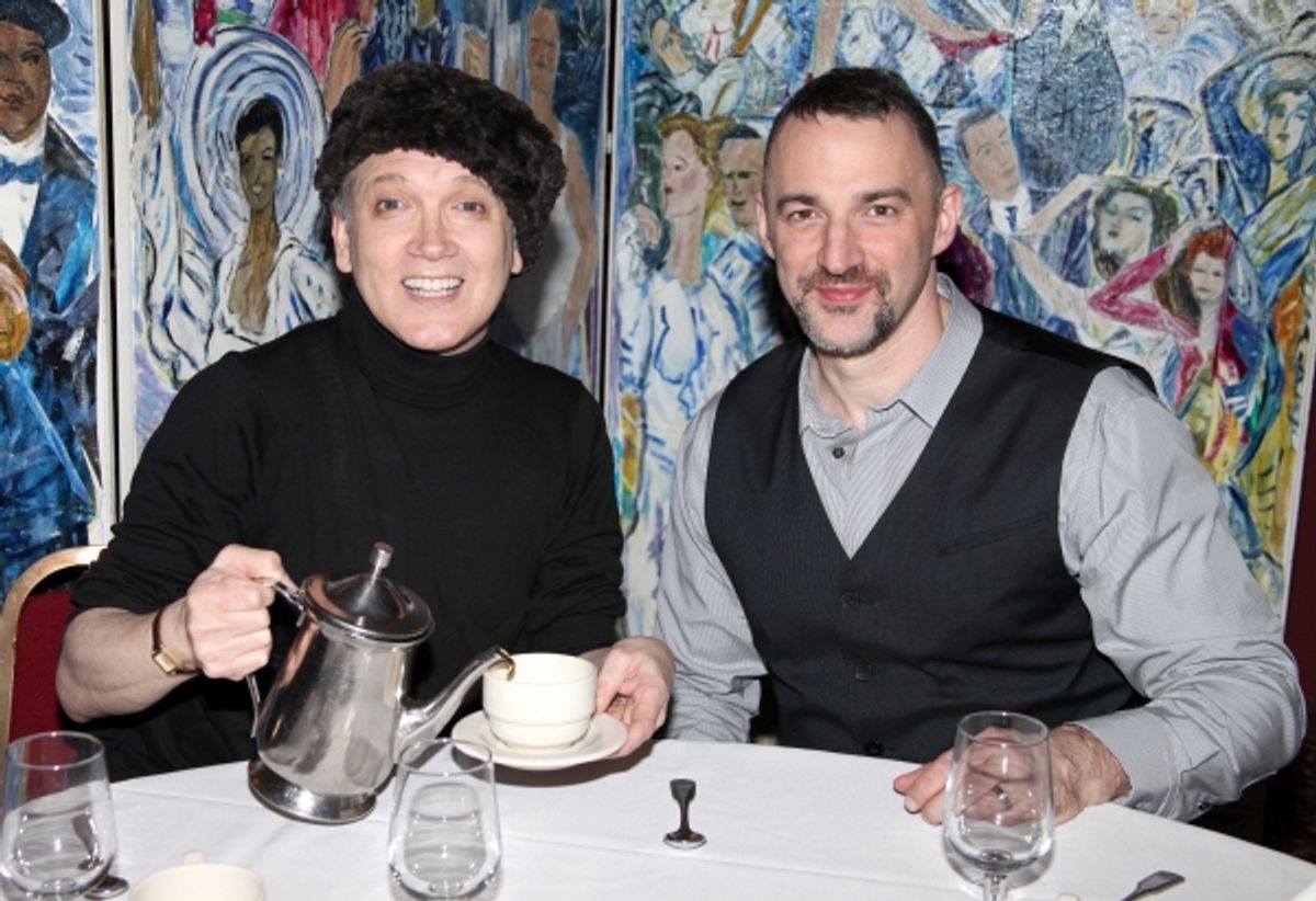 Charles Busch & Carl Siciliano (Executive Charles Busch & Director, The Ali Forney Center)  at 