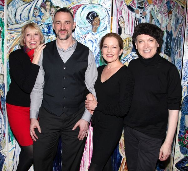 Charles Busch with Julie Halston, Carl Siciliano & Isabel Keating Photo