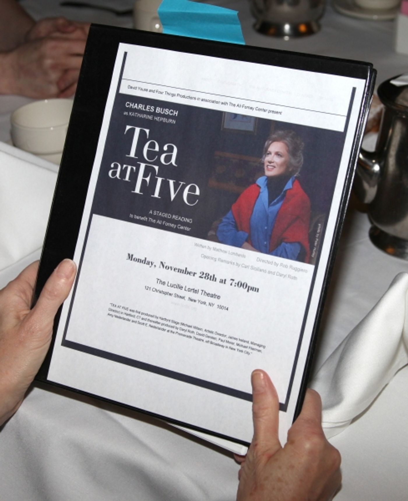 Photo Coverage: Charles Busch Hosts TEA AT FIVE Sneak Peek at Sardi's  Image