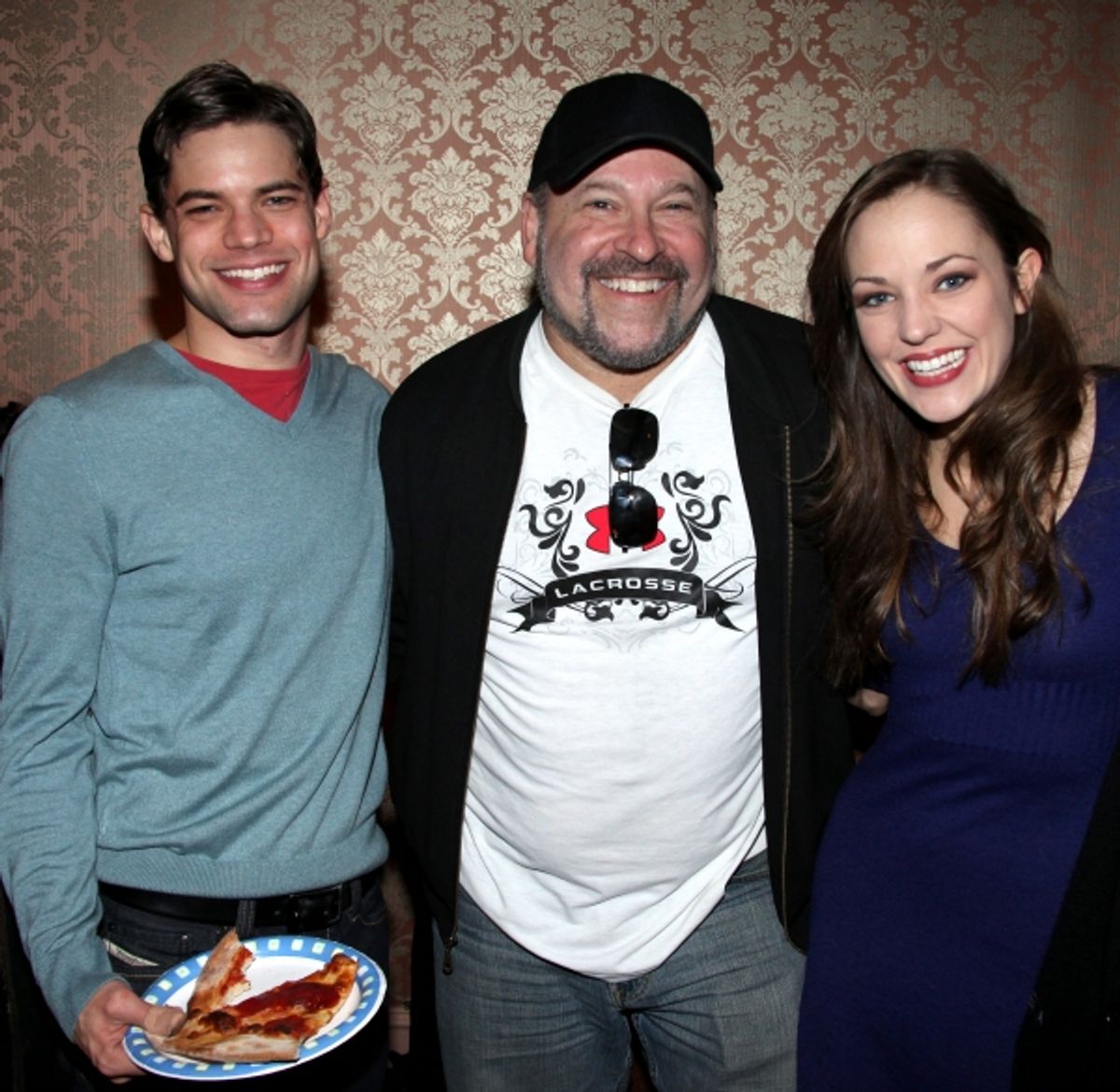 Jeremy Jordan, Composer Frank Wildhorn & Laura Osnes at 