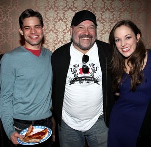 Jeremy Jordan, Composer Frank Wildhorn & Laura Osnes Photo