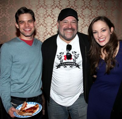 Jeremy Jordan, Composer Frank Wildhorn & Laura Osnes Photo