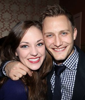Laura Osnes & husband Nathan Johnson  Photo