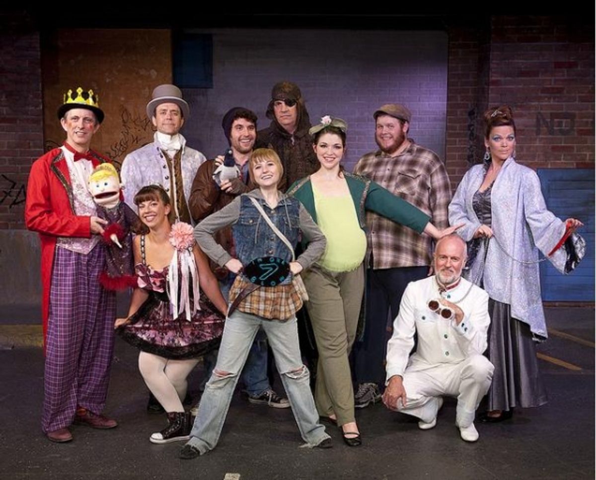 Kevin Keating, Brad Stephens, Eric Dobbins,  Jim Johnson, Shane Strawbridge, Sherry Hopkins  Front: Hannah McKinney, Mikaela Krantz, Amy Elizabeth Jones, Michael James at 