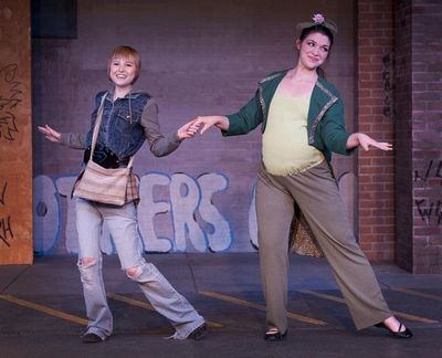 Mikaela Krantz (The Kid), Amy Elizabeth Jones (A Pea)  Photo