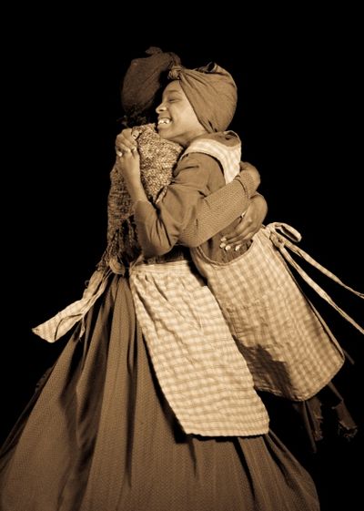 A mother (Lynnea Monique Doublette) and daughter (Kiara Smythe) are reunited in A Civ Photo