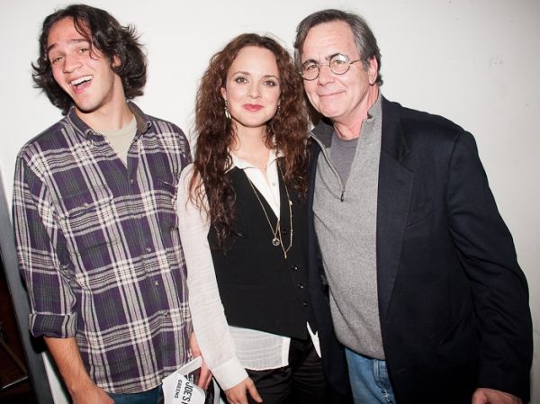 Joe's Pub Stage Manager Ben, Melissa Errico & Marc Silag
 Photo