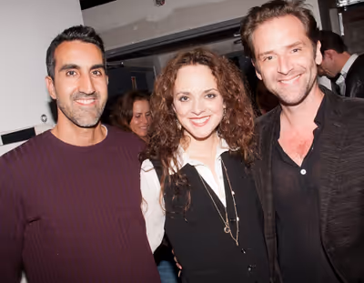Dominic Albanese, Melissa Errico and Malcolm Gets
 Photo