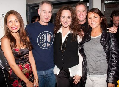 Reema Zaman, John McEnroe, Melissa Errico, Patrick McEnroe and Patty Smyth Photo