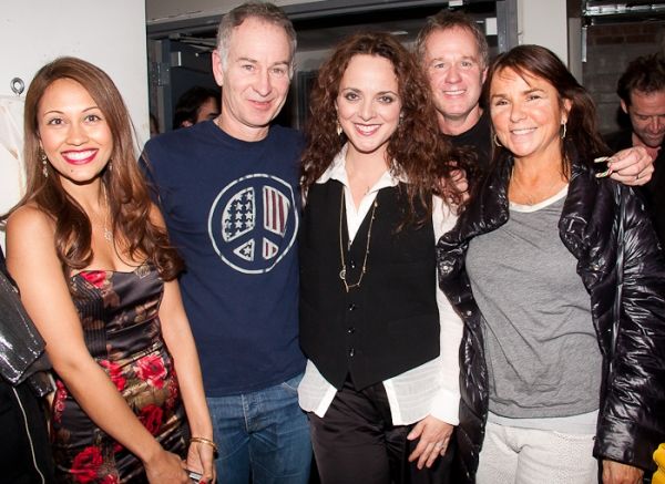 Reema Zaman, John McEnroe, Melissa Errico, Patrick McEnroe and Patty Smyth Photo