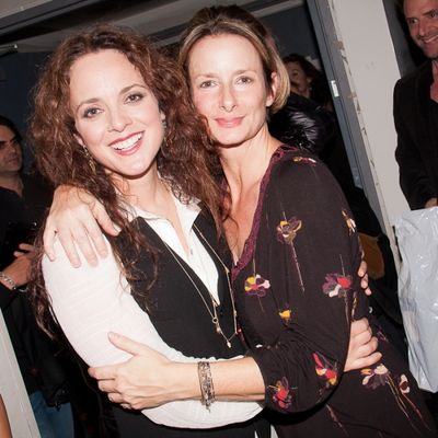 Melissa Errico and Best Friend, Beth Rogers
 Photo