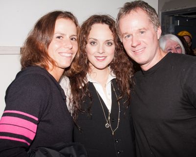 Varvara Lepchenko, Melissa Errico & Patrick McEnroe
 Photo