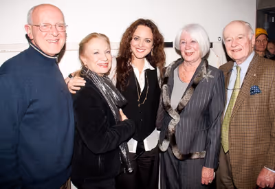 Melissa Errico with the Erricos and the McEnroes!
 Photo