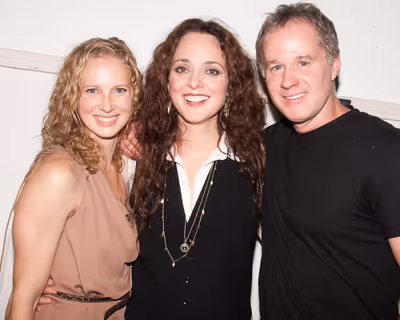Meryn Anders, Melissa Errico & Patrick McEnroe
 Photo