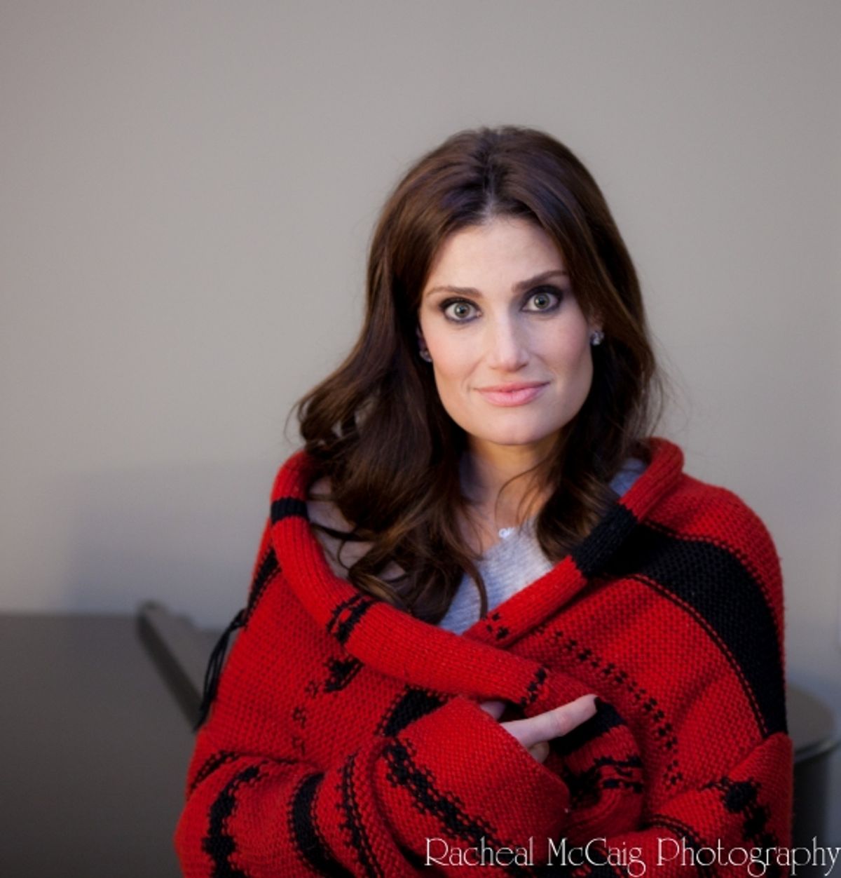 Idina Menzel in her dressing room at Koerner Hall at 