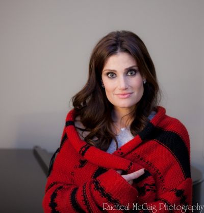 Idina Menzel in her dressing room at Koerner Hall Photo