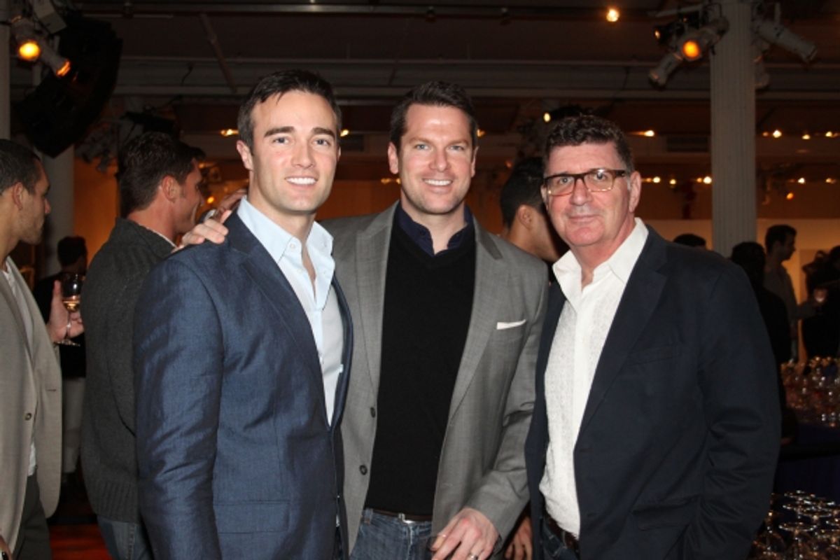 Patrick Abner, Thomas Roberts and Pete Sanders at 