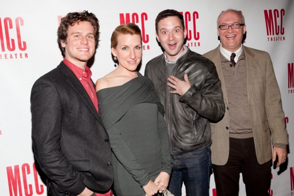 Jonathan Groff, Susan Blackwell and Eddie Kaye Thomas at 