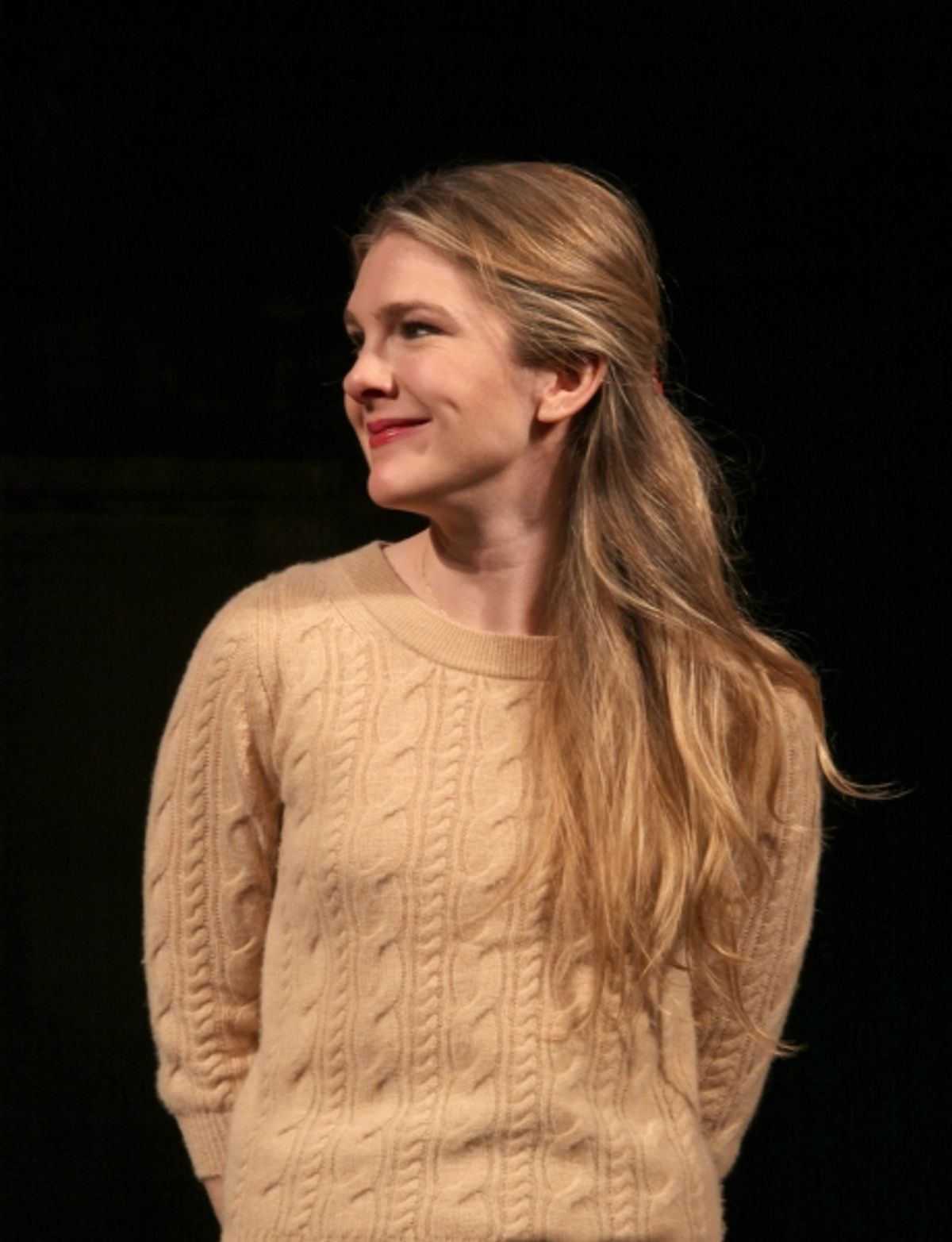 Lily Rabe at SEMINAR Broadway Opening Night Curtain Call