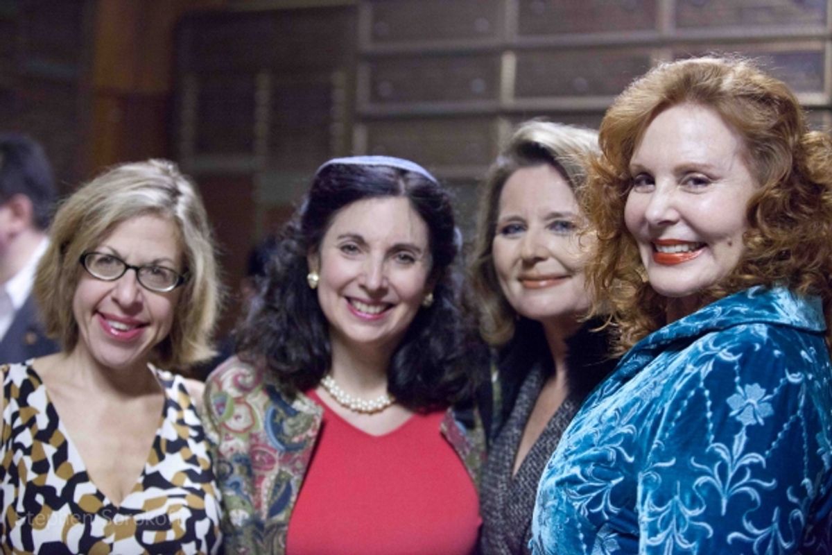 Jackie Hoffman, Rabbi Jill Hausman, Randi Levine-Miller, Carol Ostrow at 