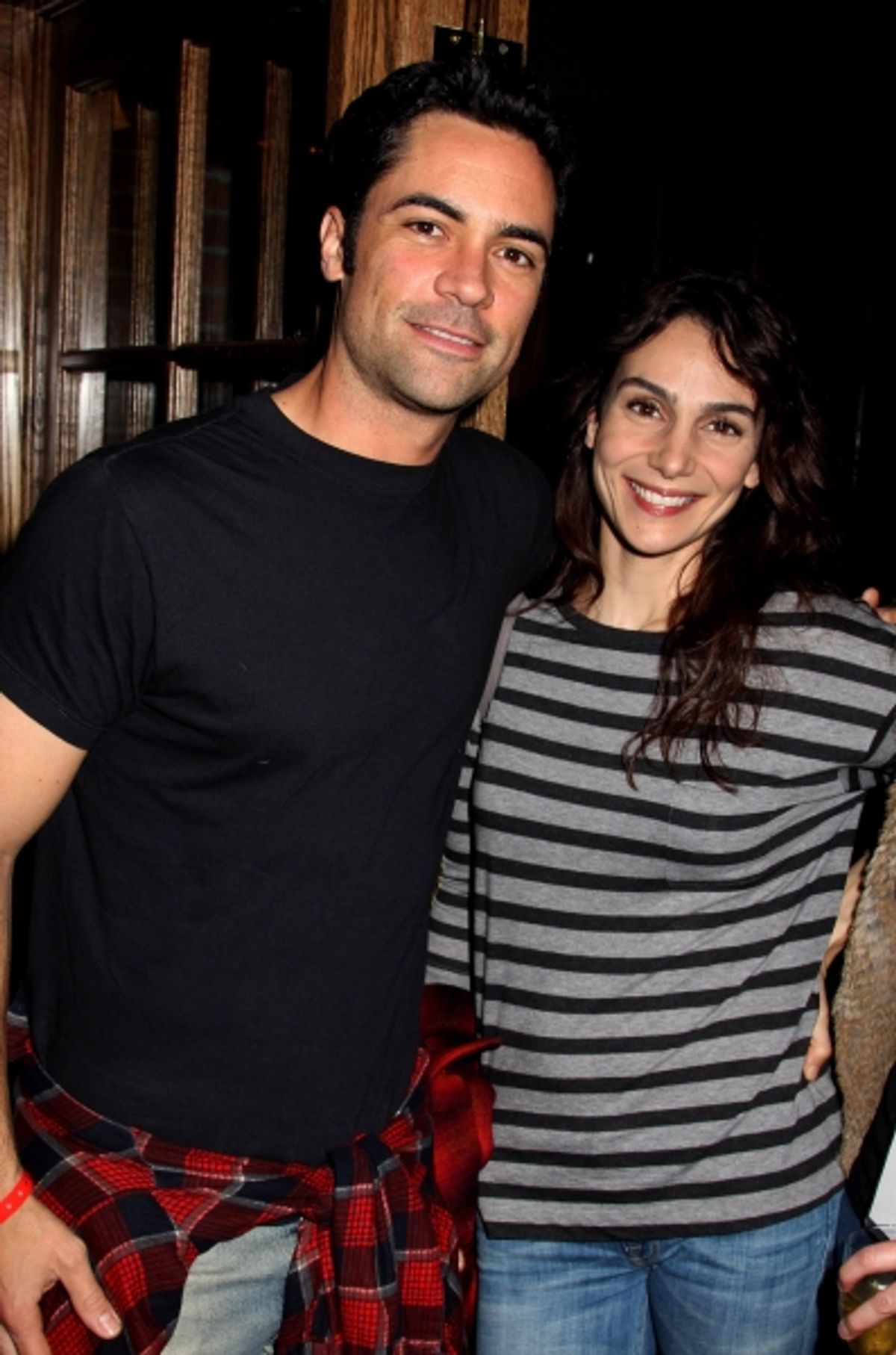 Danny Pino & Annie Parise'Stockings With Care' Celebrity Bartending Night.Held at Hudson Station Bar & Grill on November 16, 2011.Ã‚Â©Steven Bergman at 