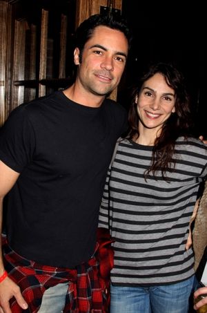 Danny Pino & Annie Parise"Stockings With Care" Celebrity Bartending Night.Held at Hudson Station Bar & Grill on November 16, 2011.©Steven Bergman @ BroadwayWorld Danny Pino & Annie Parise"Stockings With Care" Celebrity Bartending Night.Held at Hud Photo