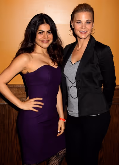 Shenaz Treasury & Gina Tognoni
 Photo