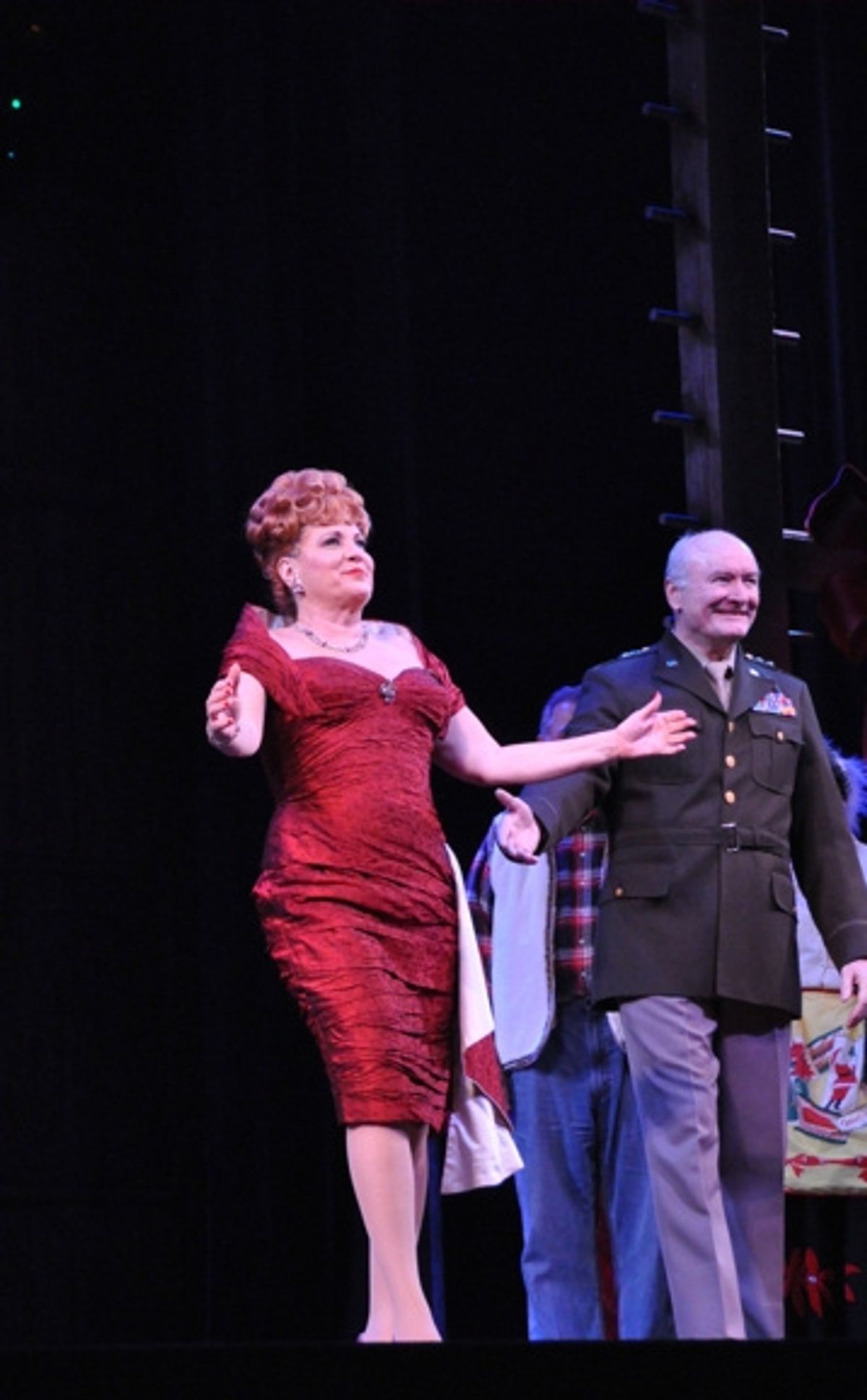 Lorna Luft and Edward James Hyland at 