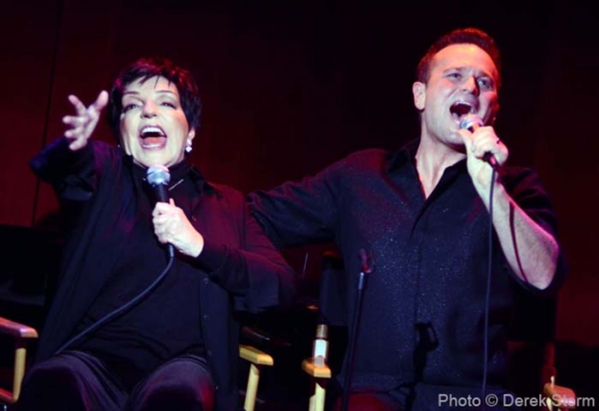 Liza MInnelli, Sam Harris at 