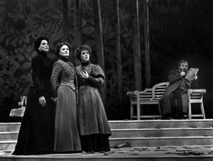 Lucy Peacock, Wenna Shaw, Sally Cahill and Bernard Hopkins in Three Sisters (John Nev Photo