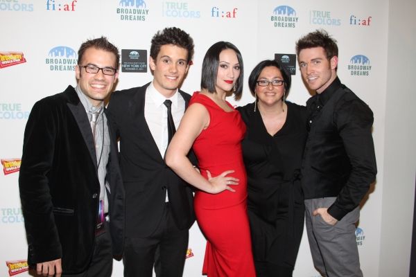 Jake McCoy, Rico LeBron, Eden Espinosa, Annette Tanner and Tyler Hanes Photo