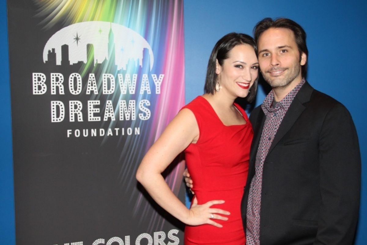 Eden Espinosa and Joseph Abate at 