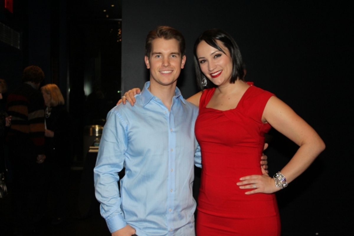 Dane Cox and Eden Espinosa at 