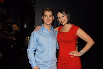 Dane Cox and Eden Espinosa Photo