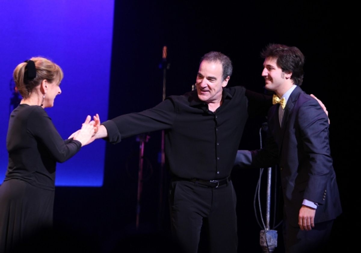 Patti Lupone & Mandy Patinkin wishing Patti's son Josh a Happy Birthday at 