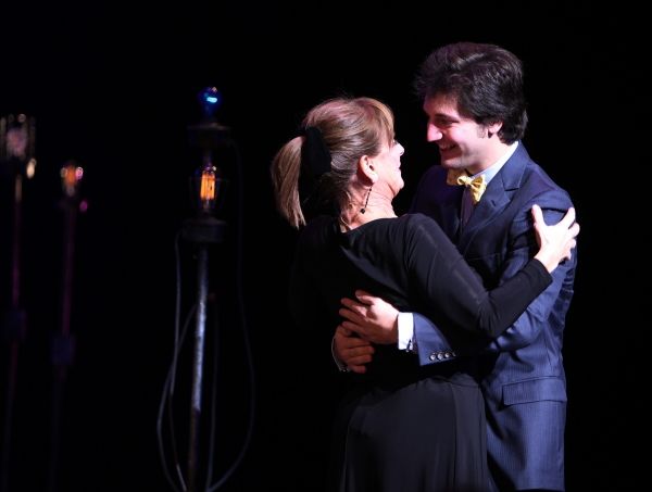 Patti Lupone & Mandy Patinkin wishing Patti's son Josh a Happy Birthday Photo