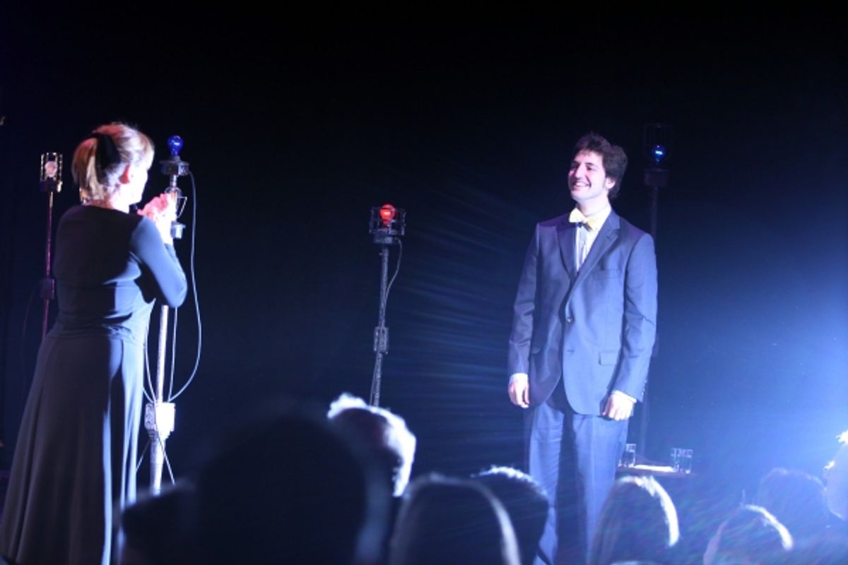 Patti Lupone & Mandy Patinkin wishing Patti's son Josh a Happy Birthday at 