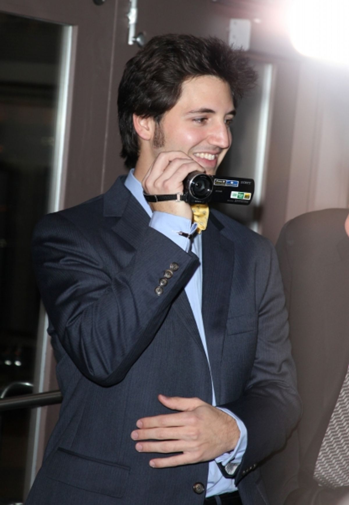 Patti Lupone's son Joshua Johnston  at 