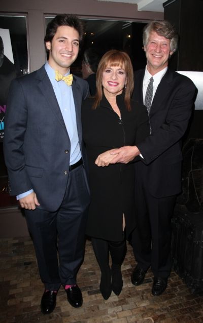 Patti LuPone with her husband Matthew Johnston, son Joshua  Photo
