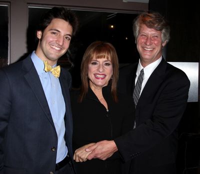 Patti LuPone with her husband Matthew Johnston, son Joshua  Photo
