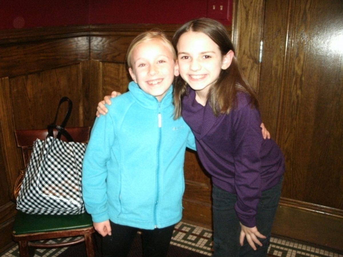 Isabelle Roberts and Catherine Stegemann at 