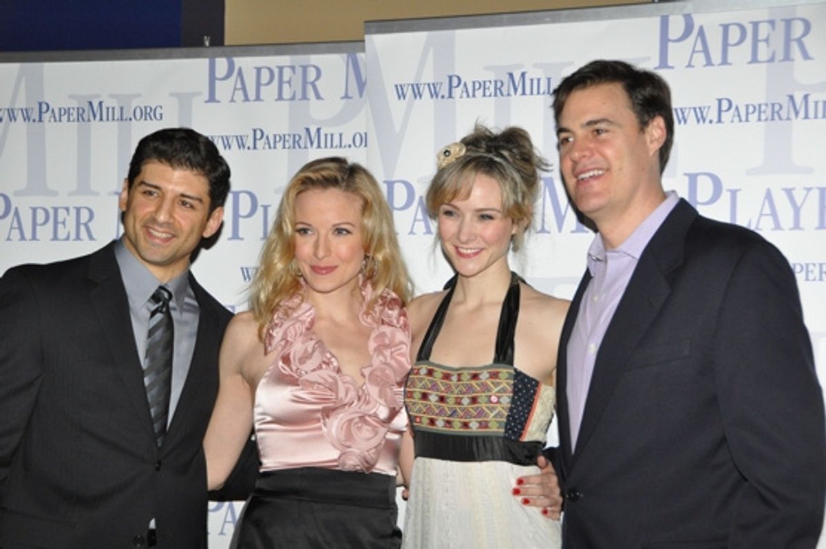 Tony Yazbeck, Meredith Patterson, Jill Paice and James Clow at 