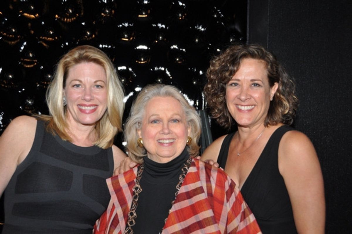 Marin Mazzie, Barbara Cook and Karen Ziemba at 