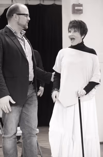 Director Carl Andress with Chita Rivera Photo