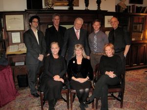 Jason Zinoman, Jack Gilpin, Brian Murray, Bobby Steggert, Tom Viola, Allison Mackie,  Photo