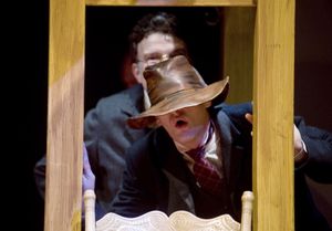 Frank Lawler (back) and Aaron Lamb (front) in Beasley’s Christmas Party. @ BroadwayWorld Frank Lawler (back) and Aaron Lamb (front) in Beasley’s Christmas Pa Photo